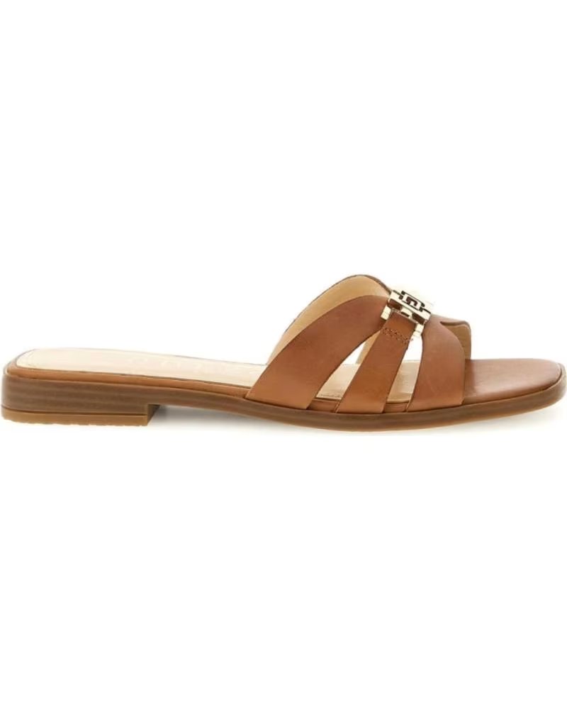 Guess Sandalia Realla de Piel Autentica Tan