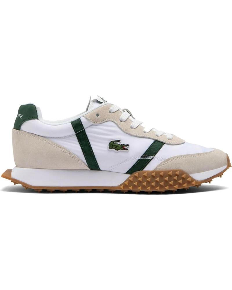 LACOSTE ZAPATILLAS L-SPIN EVO BLANCAS Y VERDES BLANCO