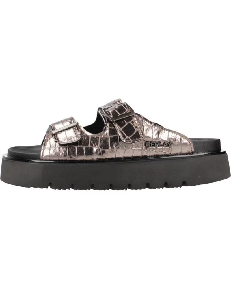 Replay Sandalias Mujer Modelo Muddy Cocco Color Bronce Bronze