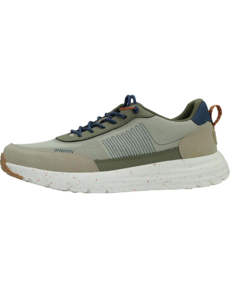 Deportivas de Hombre HEY DUDE ZAPATILLAS HOMBRE MODELO 43170H SIROCCO COLOR VERDE STGRML