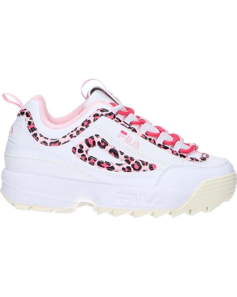 Deportivas de Mujer y Niña FILA FFT0134 13170 DISRUPTOR WHITE LEOPARD