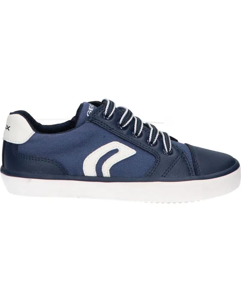 Deportivas de Niña y Niño Geox J155CD 010FE J Gisli C4M1Z Dk Blue-white
