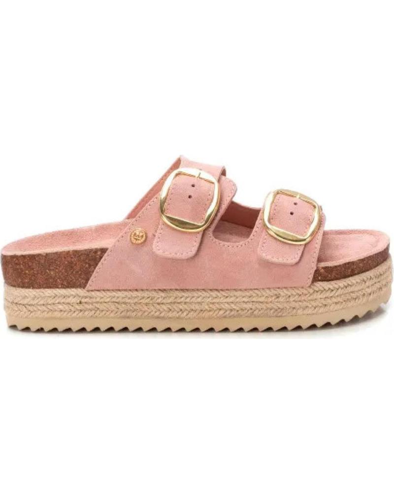 Sandalias de Mujer XTI SANDALIAS XTI DE MUJER CON HEBILLAS DOBLES Y PLATAFORMA BEIGE