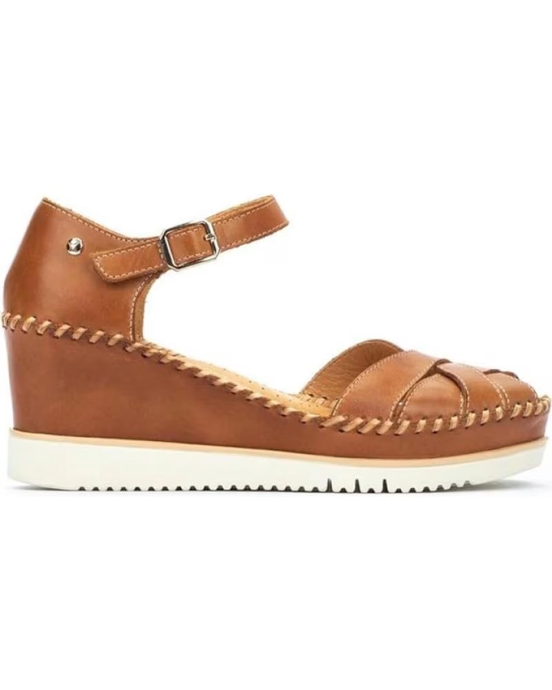 de pikolinos cunas de esparto w3z-1840 mujer cuero marron