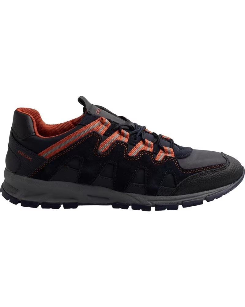 Geox Zapatillas Deportivas de Piel U Delray B U04A7B-0ME11 para H Azul Marino
