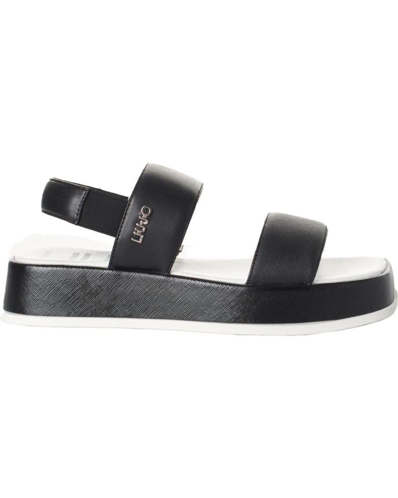 Sandalias de Mujer LIU JO SANDALIAS DE PLATAFORMA BAJA 4A4723EX255 PARA MUJER NEGRO