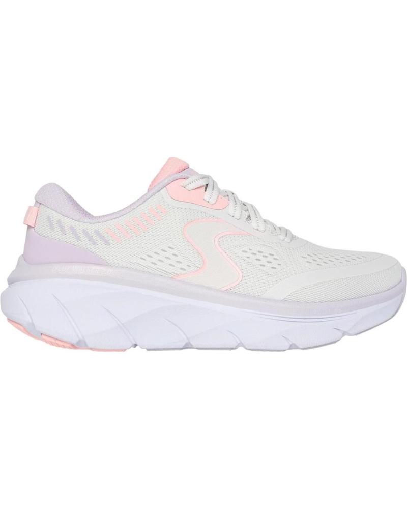 Deportivas de Mujer SKECHERS DLUX WALKE ACTIVE OFWHITTE