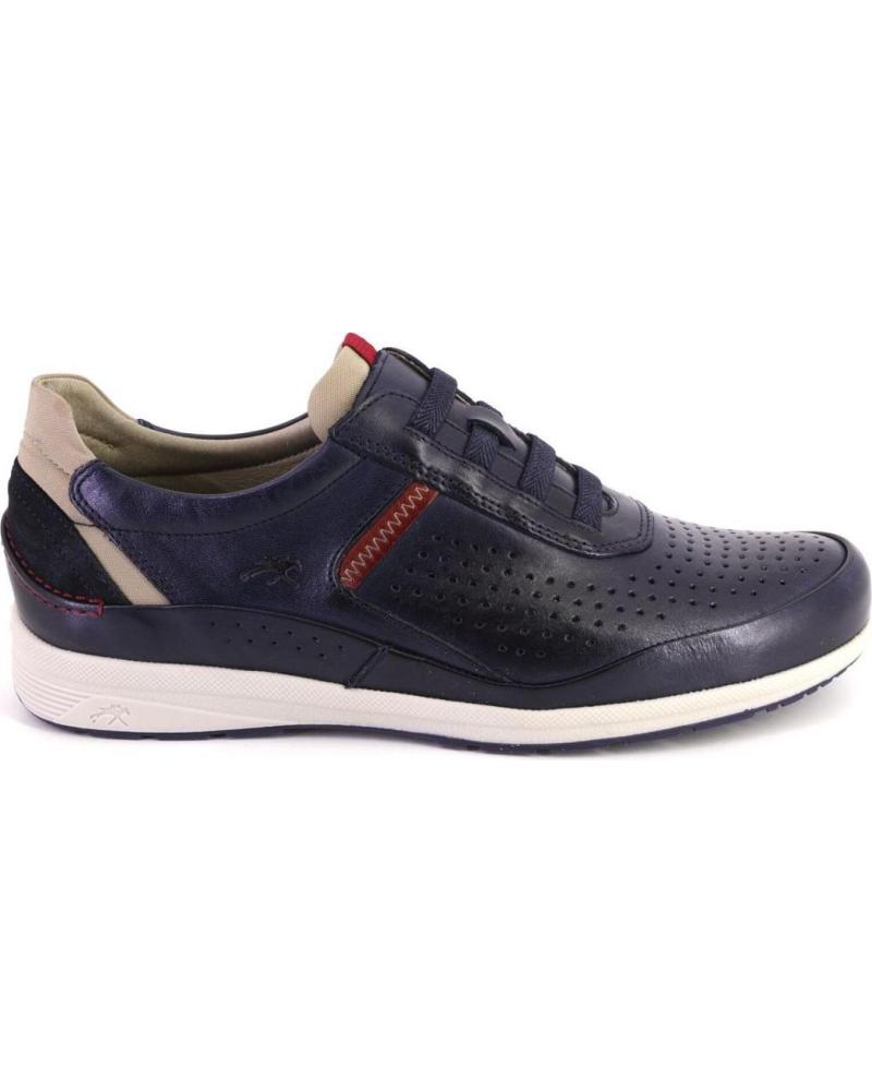 Deportivas de Hombre FLUCHOS F1736 ZAPATILLAS CASUAL DE HOMBRE PIEL AZUL MARINO