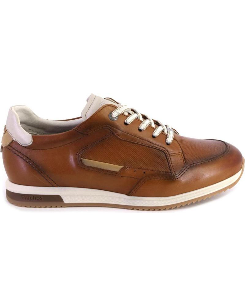 Zapatos de Hombre FLUCHOS F2187 ZAPATILLAS CASUAL DE HOMBRE PIEL CUERO