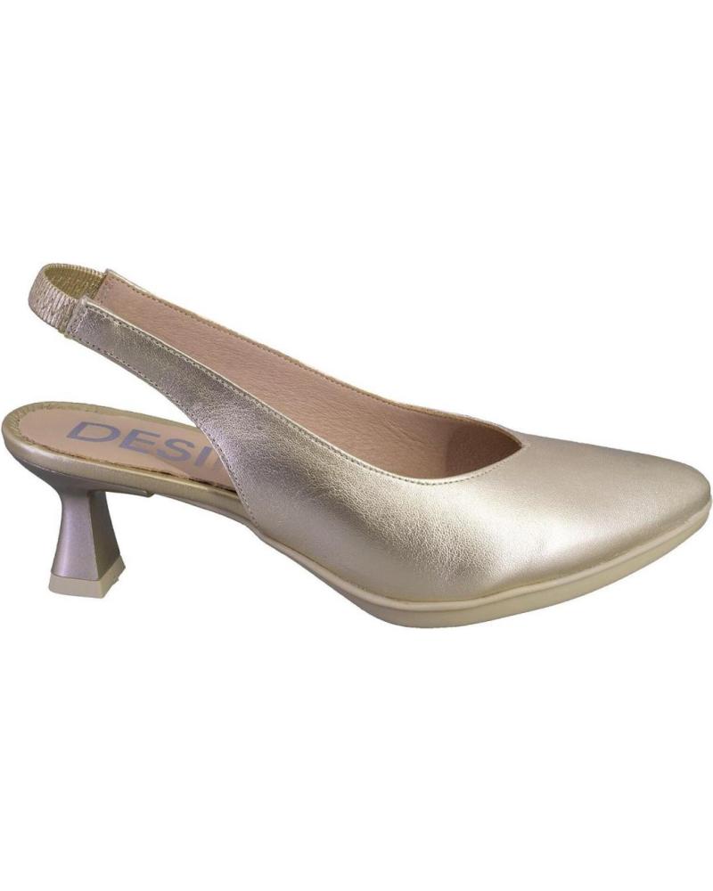 Bailarinas de Mujer DESIREÉ DESIREE MAIA1-25 ZAPATOS DE MUJER PIEL PLATINO