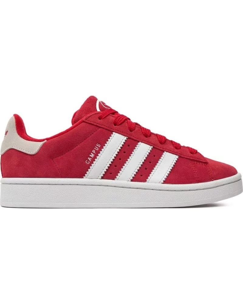 Deportivas de Niña y Niño Adidas Zapatillas Campus 00S para Ninos Unisex en Color Rojo