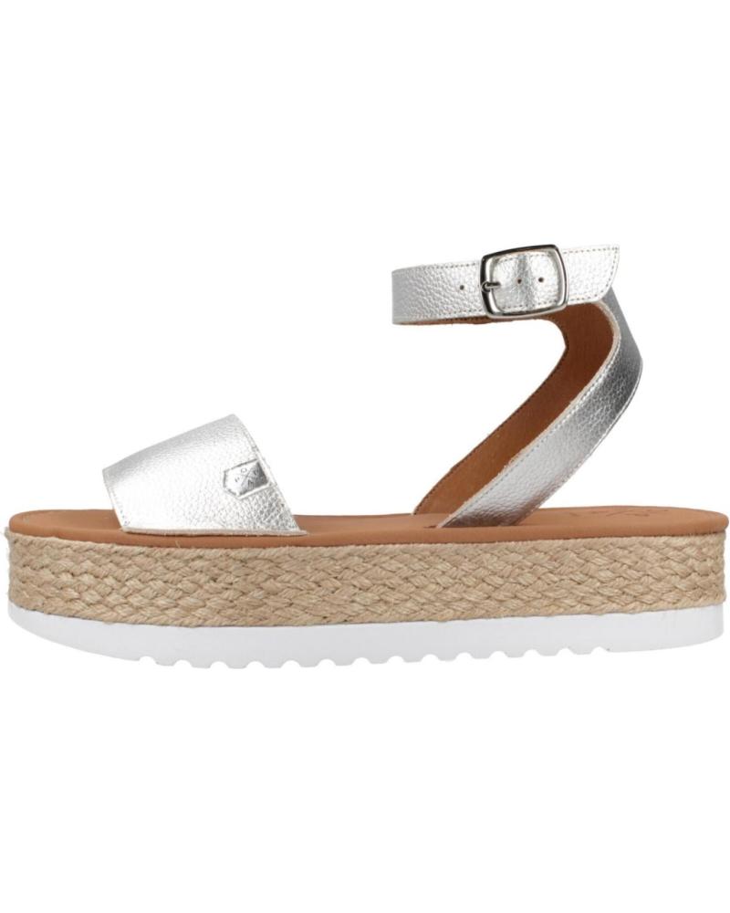 Sandalias de Mujer POPA ALPARGATAS MUJER MODELO KALAMIS COLOR PLATA