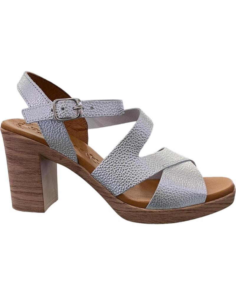 Sandálias de Mulher EVA FRUTOS SANDALIAS MUJER TACON 962 TIBURON PLATA VARIOS COLORES