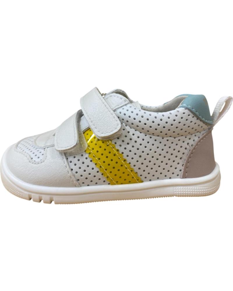 Esportes de Menina e Menino PIRUFIN ZAPATILLAS DE DEPORTE PIRUFLEX BLANCO Y ROSA