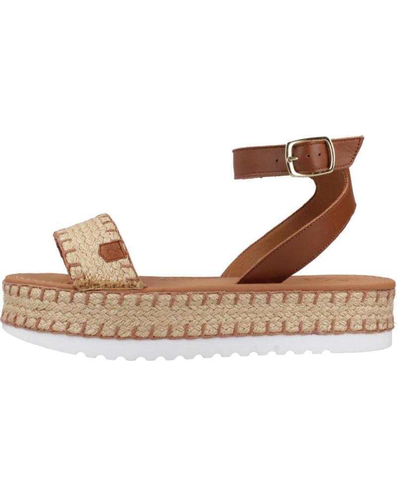 Sandalias de Mujer POPA SANDALIAS MUJER MODELO KALAMIS COLOR MARRON CUERO