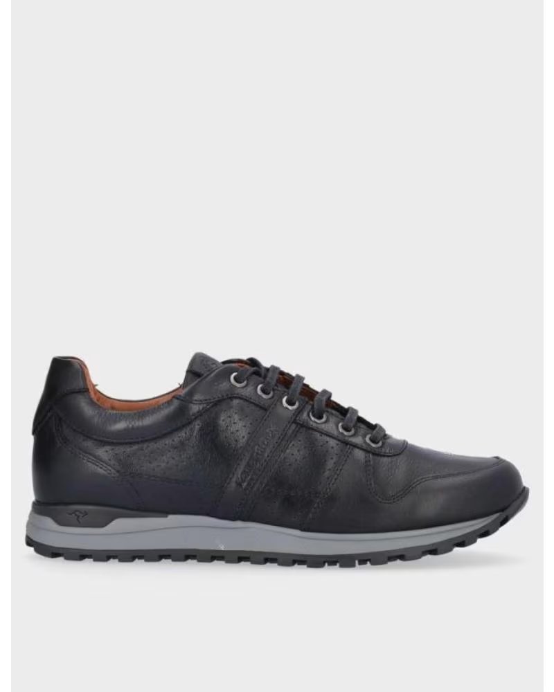 Kangaroos Kangaroos Deportivas Hombre 641-21 Piel Negra con Suela Gris Piel Negro Piso Negropiel Negro Piso Negro