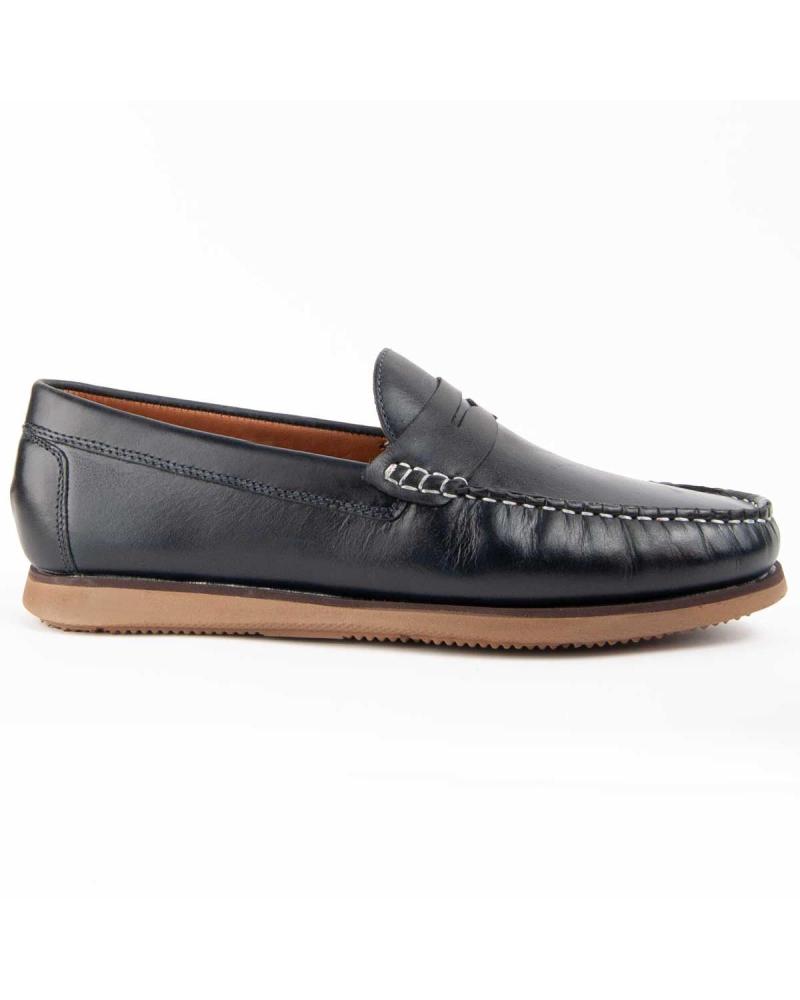 Mocasines de Hombre PURAPIEL MOCCA7 BLUE