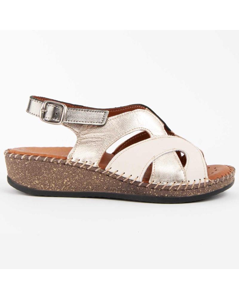 Sandalias de Mujer PURAPIEL LEIDA BEIGE