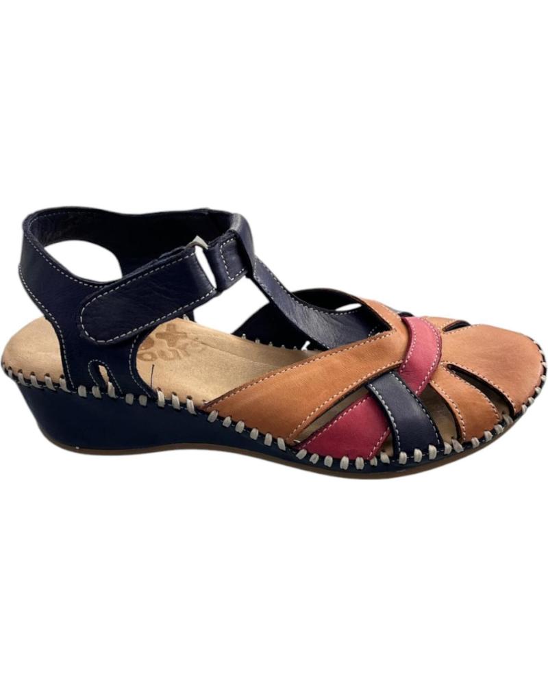 Sandálias de Mulher 48 HORAS SANDALIAS CERRADAS 514012-29 PIEL MARINO COMB VARIOS COLORES