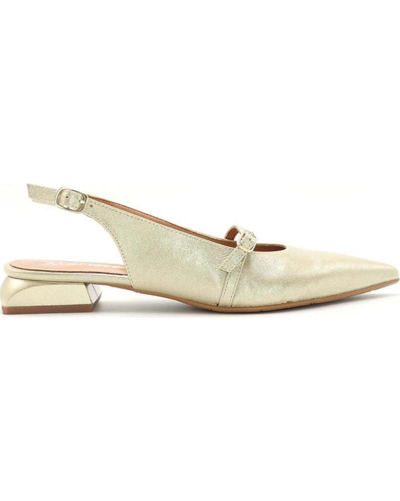 Bailarinas de Mujer MERISSELL ZAPATO SALON DESTALONADO 2452 PLATINO