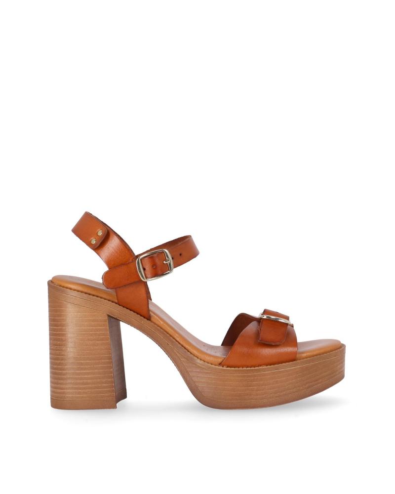 Sandalias de Mujer CHIKA10 GOTICA UP 09 CUERO-TAN