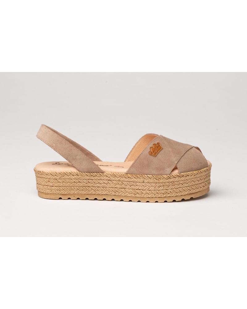 de EVA MAÑAS IBICENCA ANTE CRUZ GEL-MEMORY FOAM 1257 TAUPE