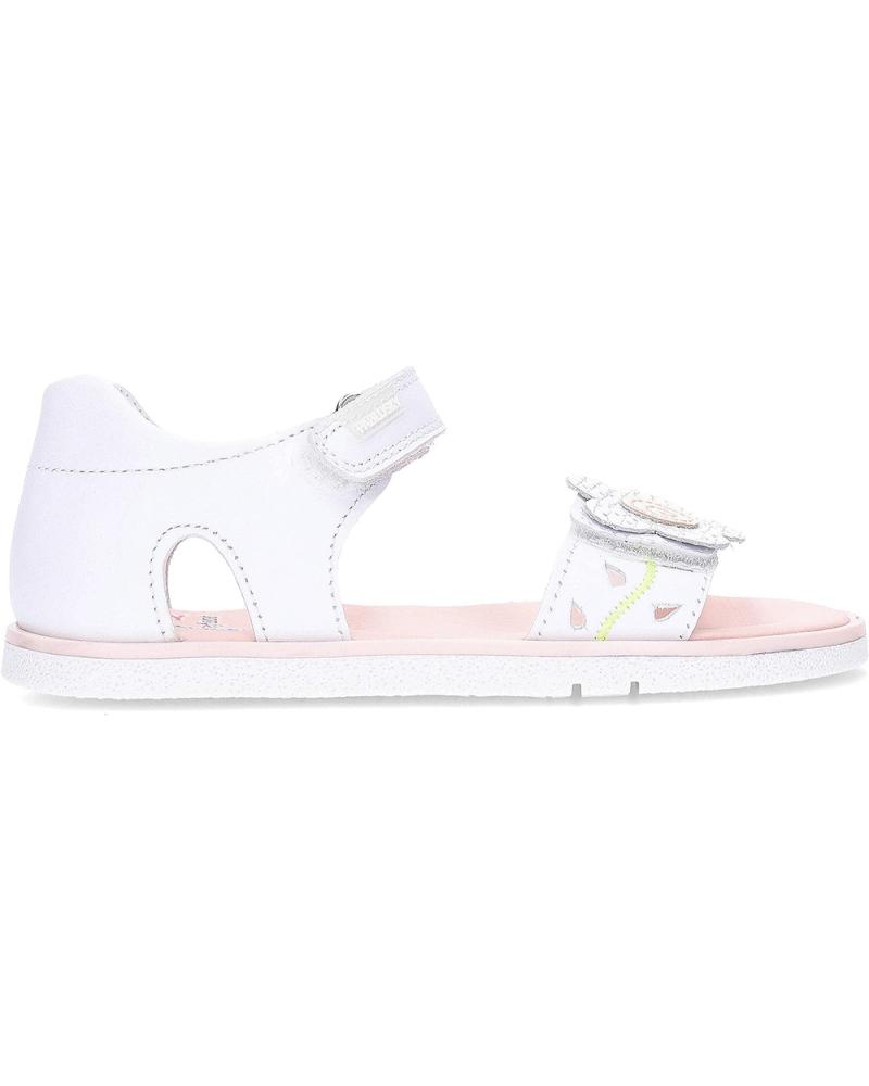 SANDALIAS PABLOSKY 05 BLANCAS RESPETUOSAS CON TALÓN CERRADO BLANCO