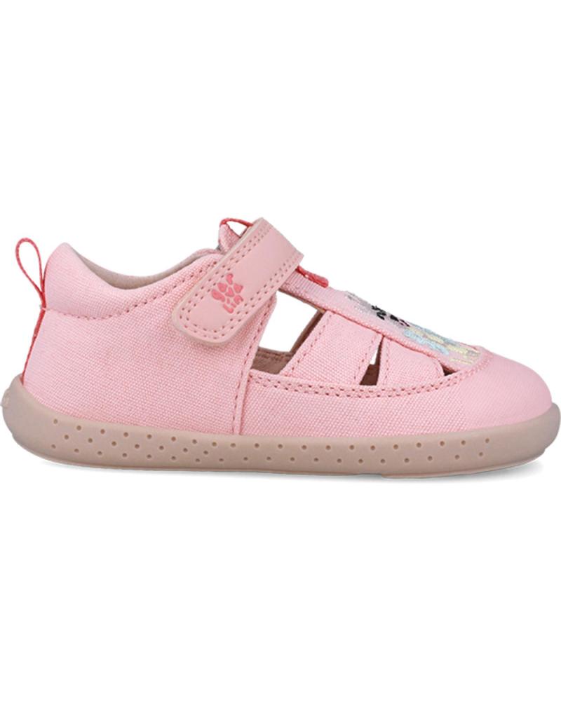 Sandalias de Niña GARVALIN SANDALIAS RESPETUOSAS PARA CHICA 252346 LONA JIRAFA ROSAB032