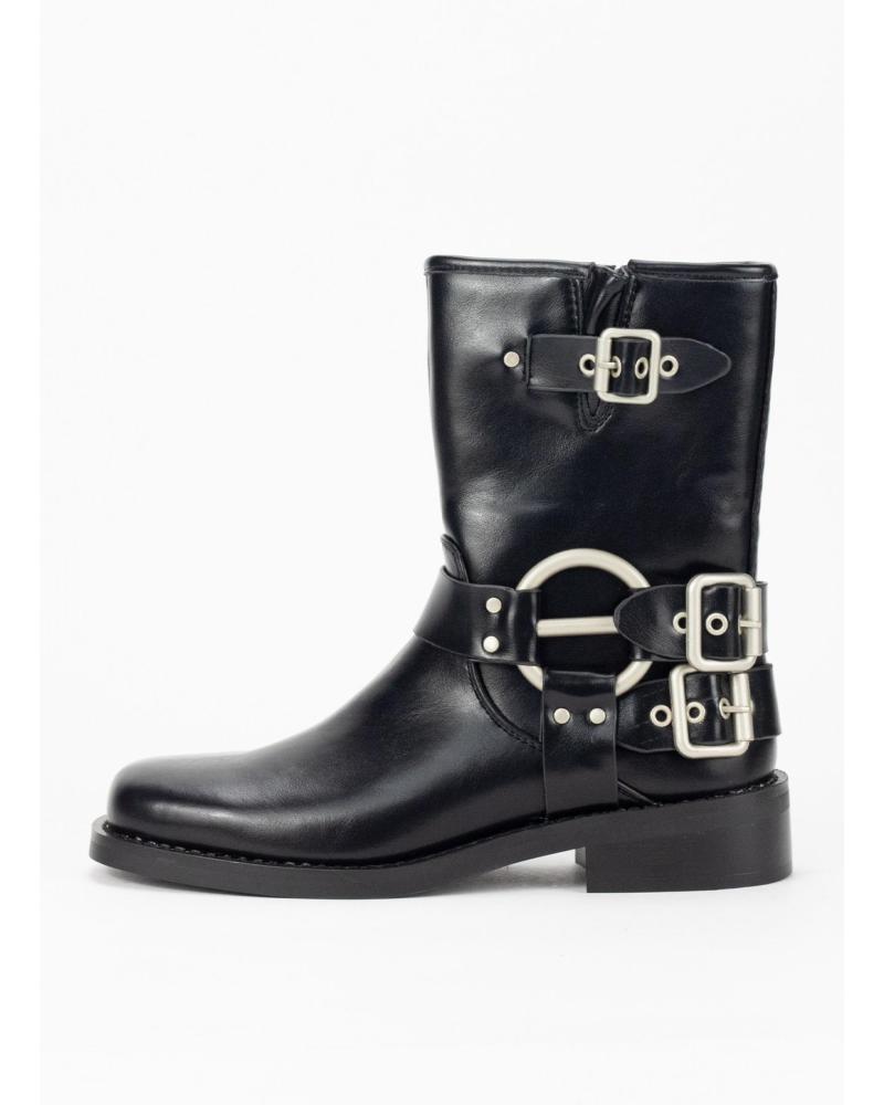 Botines de Mujer KESLEM BIKERS MISURI NEGRO