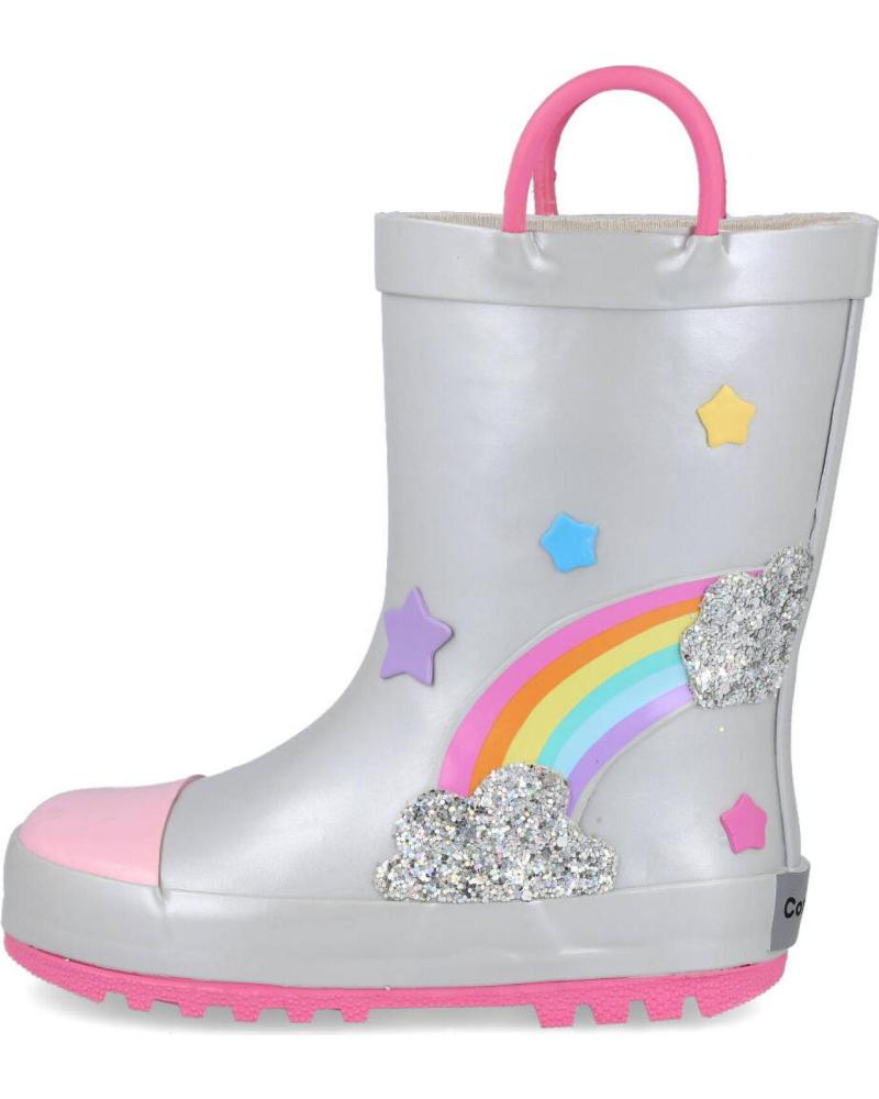 Botas de agua de Niña CONGUITOS MI1 11007 BOTAS DE AGUA NINA PLATA