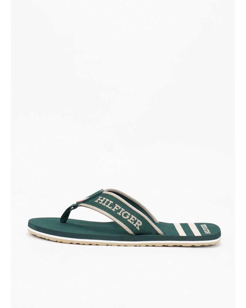 Chanclas de Hombre TOMMY HILFIGER CHANCLAS SPORTY HILFIGER BEACH SANDAL VERDE
