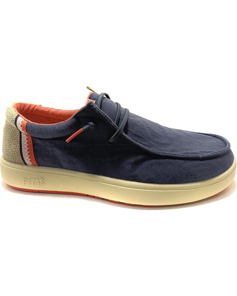 Sapatos de Homem WALK IN PITAS CANA CANVAS PARA HOMBRE COLOR MARINO AZUL