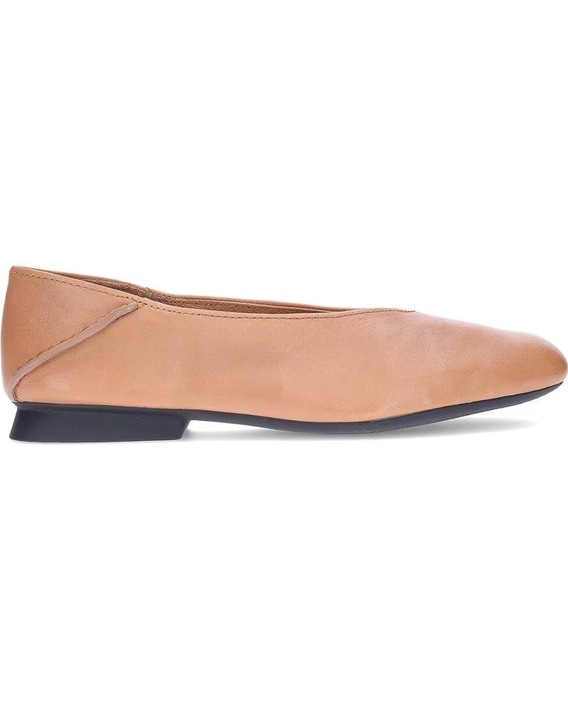 Camper Zapato Sabrina de Piel con Suela de Goma Nude