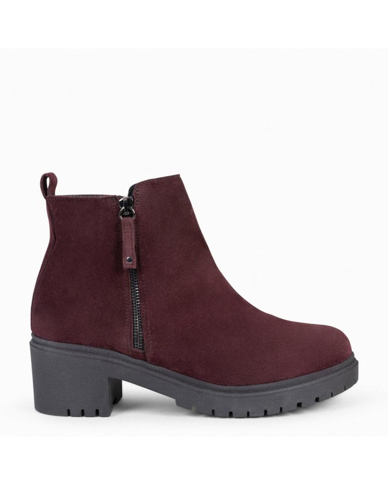 Botins de Mulher MIMAO POP - BOTIN DE PIEL HIDROFUGO BURDEOS