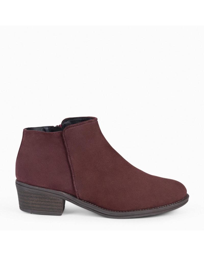 Botins de Mulher MIMAO BALTIMOR - BOTINES PIEL MUJER HIDROFUGO BURDEOS