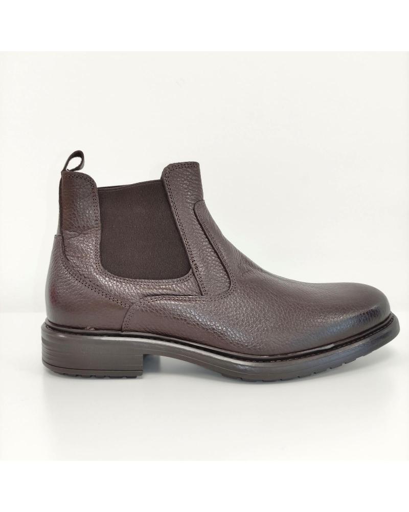 Sapatos de Homem FINANO BOTIN FUELLE CABALLERO PIEL MARRON MARRóN OSCURO