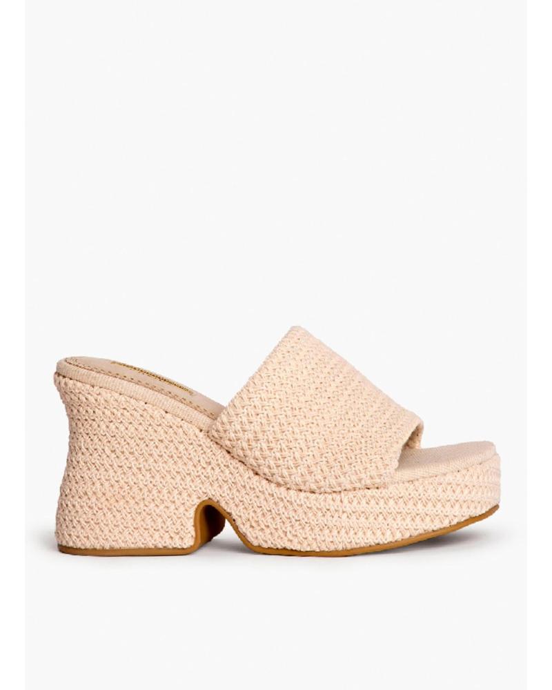 Zapatos de cuña de Mujer KESLEM ZUECO M4347 NATURAL