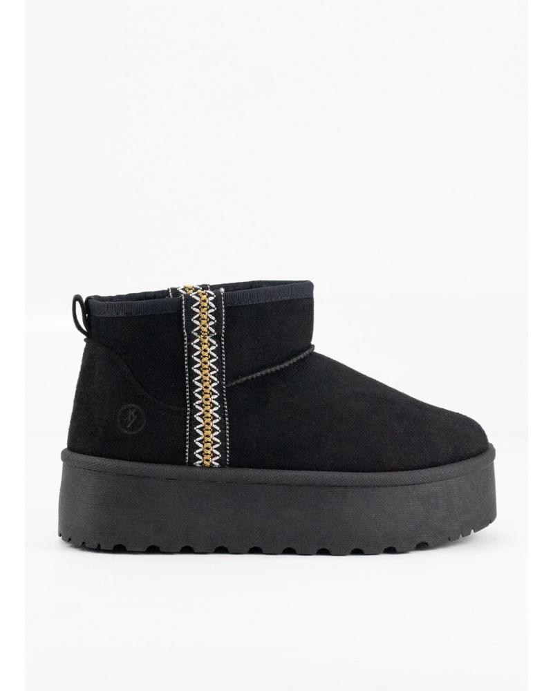 Botines de Mujer KESLEM BOTIN ARTICO PLATFORM NEGRO