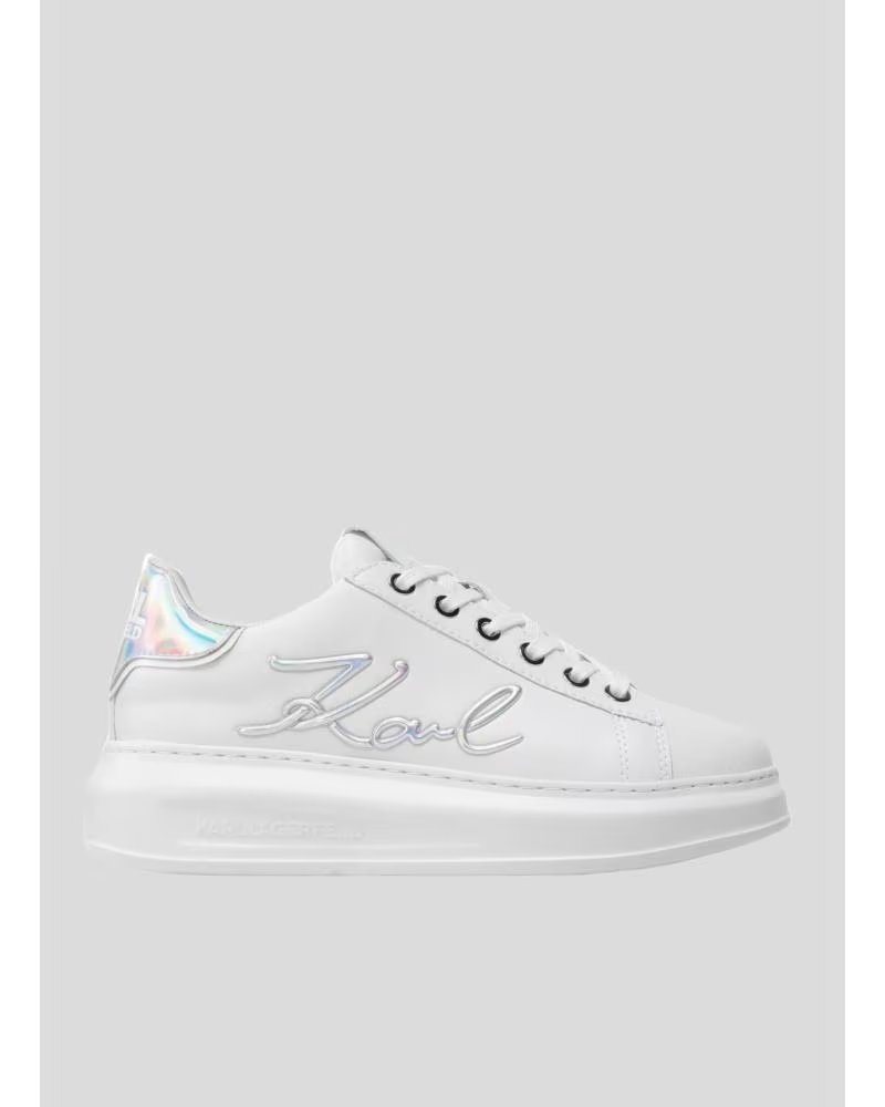 Karl Lagerfeld Zapatillas Kapri Signia Lace Lthr Blanco
