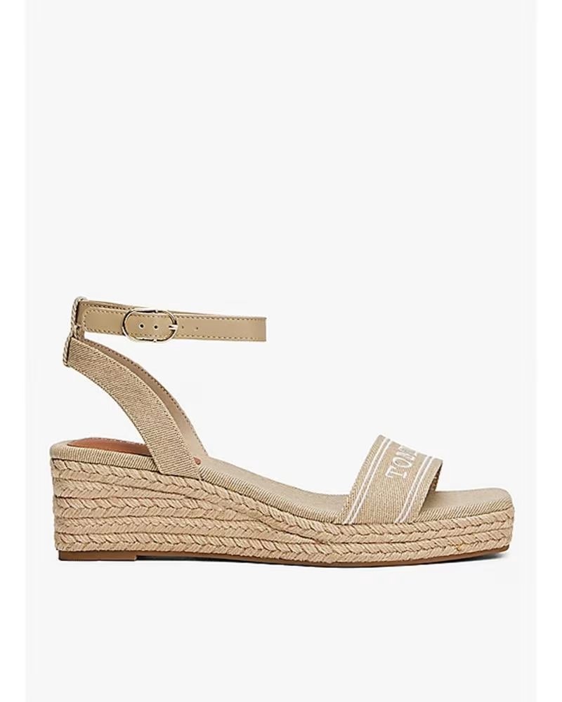 Tommy Hilfiger Espad Mid Wedge Beige