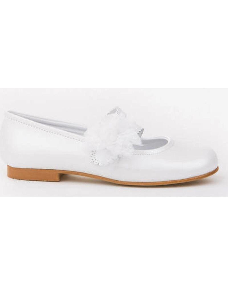 Bailarinas de Mujer y Niña ANGELITOS ZAPATO NINA 992 BLANCO