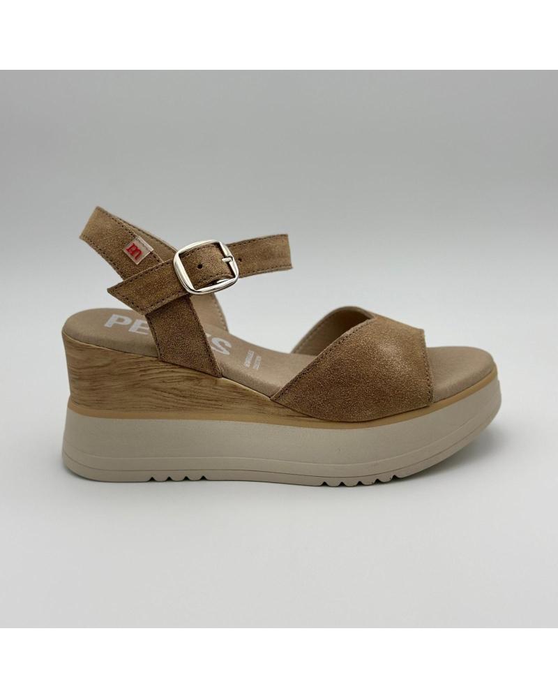 de PEPE MENARGUES MUJER SANDALIAS HEBILLA 11180 SERRAJE BAMBI VIOLETA BEIG NAT BEIGE