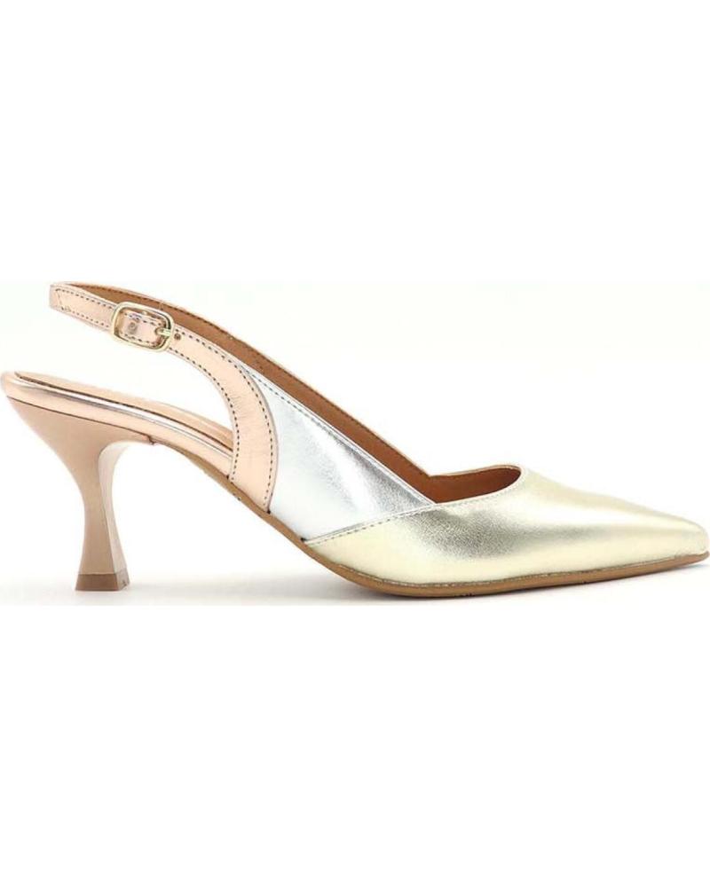 Bailarinas de Mujer MERISSELL ZAPATO SALON DESTALONADO 2445 COMBI METALES