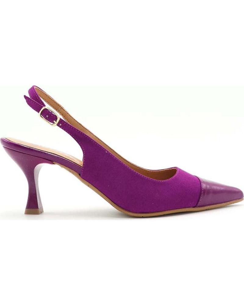Bailarinas de Mujer MERISSELL ZAPATO SALON DESTALONADO 2381 MORADO - MORADO