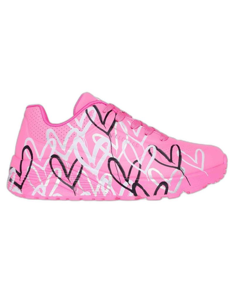 Deportivas de Mujer SKECHERS ZAPATILLAS UNO LITE PARA NINAS EN COLOR ROSA
