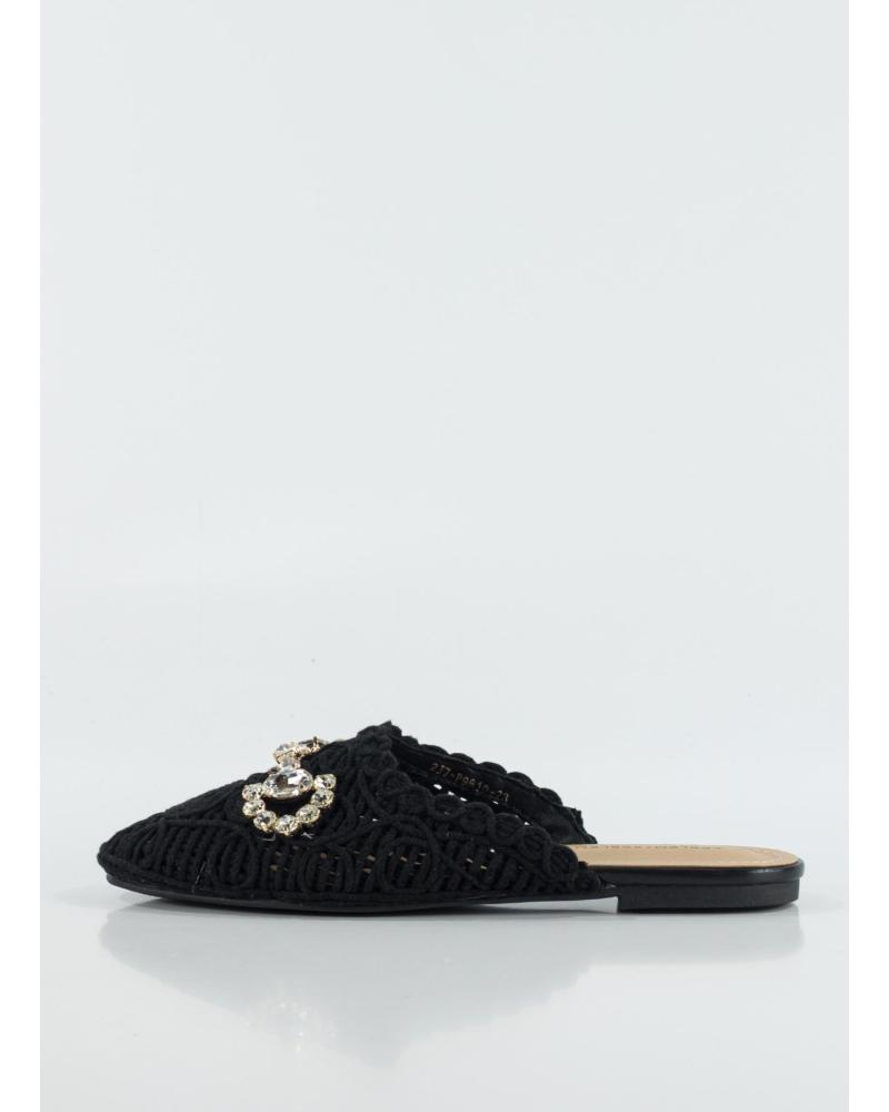 Sandalias de Mujer KESLEM SANDALIA MULES NEGRO