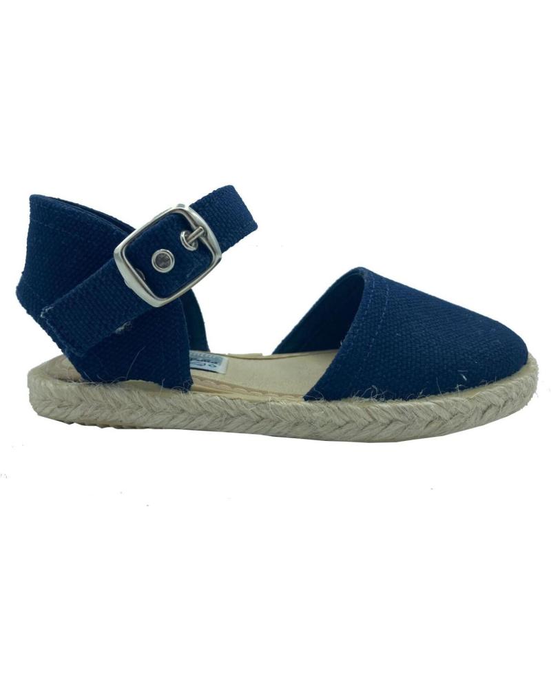 Sandalias de Niña CALZADOMANIA LONA NINA ESPARTO MARINO