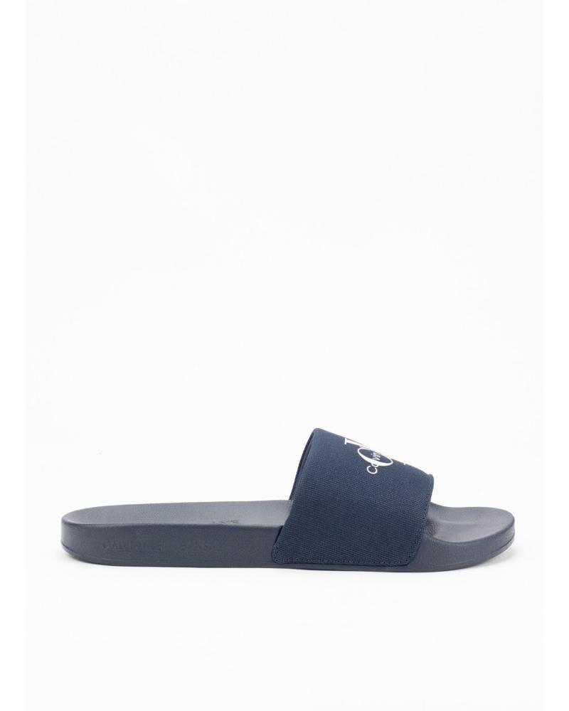 Chanclas de Hombre CALVIN KLEIN SLIDE MONOGRAM CV MARINO