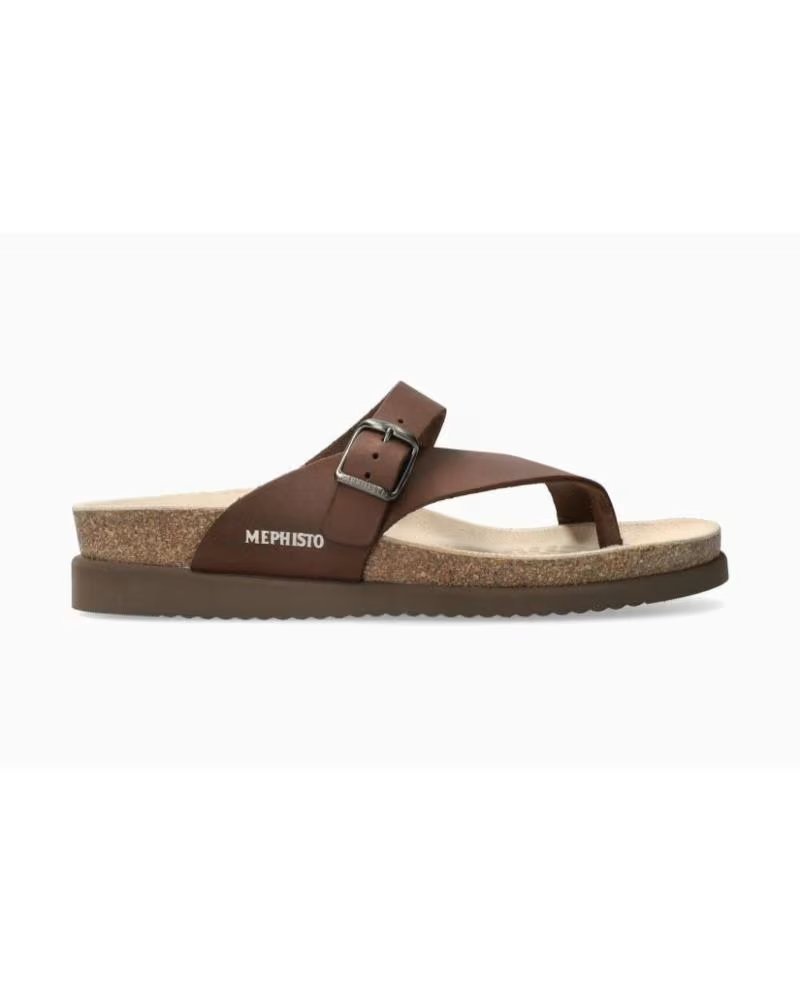 Mephisto Sandalia Helen Marron Mujer Marrón