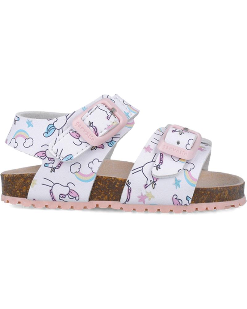 Sandalias de Niña GARVALIN SANDALIAS PARA CHICA 252463 BIOS ESTAMPADO BLANCOB050